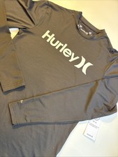 Hurley Women's Long Sleeve Rash Guard Swim Sports UPF 50 Size SMALL