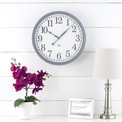 (2 pack) 2.48'' Quartz Traditional Farmhouse Wall Clock