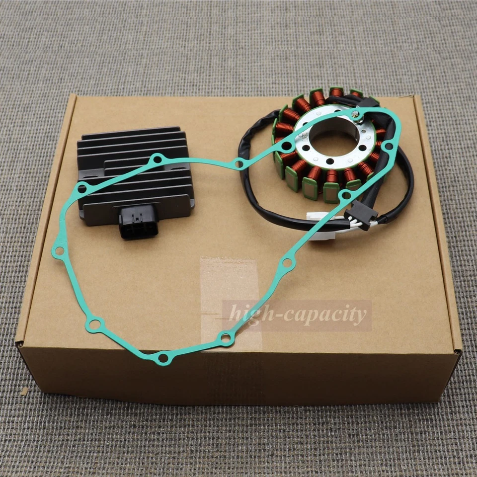 Estator + Rectificador de voltaje + Junta apta para Kawasaki Ninja Vulcan S 650 Versys 2012-2016 Foto 2 de 4