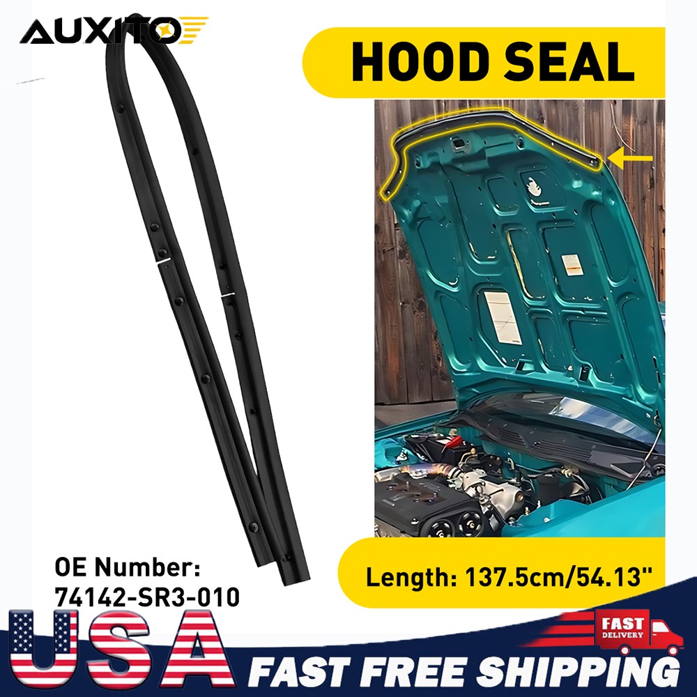 su　エアラップ Front Hood to radiator weatherstrip rubber seal for 1992-1995
