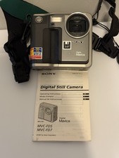 Sony Digital Mavica Video Still Camera MVC FD7 Floppy Vintage 1997 T W Tested