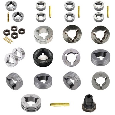 Long Last Bearing Steel Wire Feed Rollers Guide Nozzle For Accurate Tasks