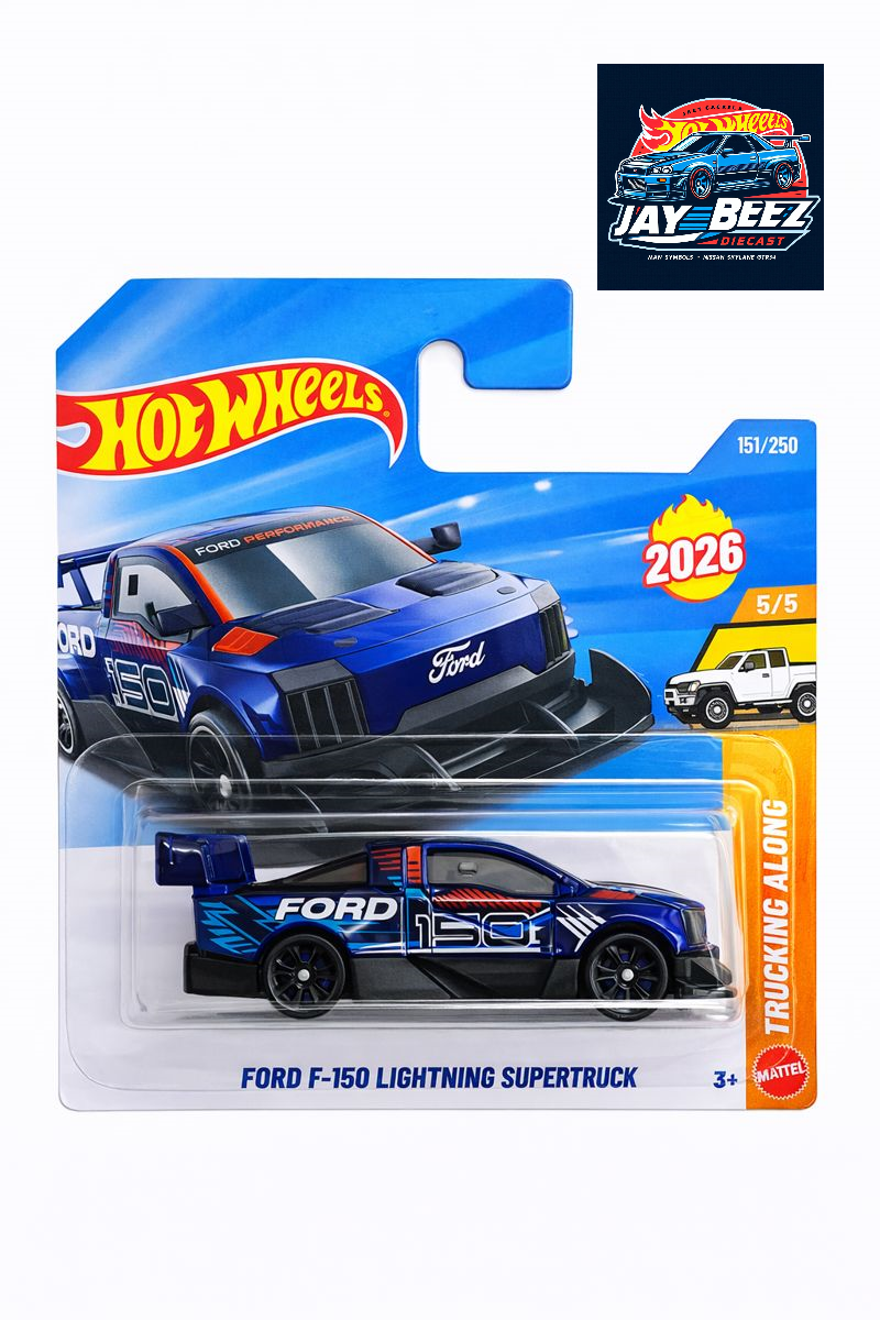 Hot Wheels 2026 NEW Case G Ford F 150 Lightning Supertruck SC