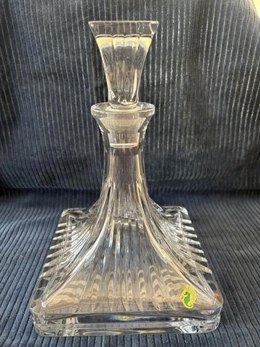 Waterford Vintage Clarion Ships Decanter With Stopper New Without Box.