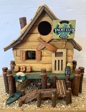 Vintage Vogelhaus Holz Yacht Club Deko Stil Seehaus