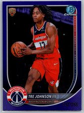2025-26 Bowman Basketball TRE JOHNSON III RC #BCV-6 Chrome Purple Refractor /250