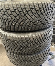 Set of 3 Continental Ice Contact 3 235-50-19 103T Studded Winter Tyres
