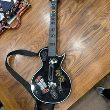Guitar Hero Les Paul Gibson Wireless PS3 Sony Playstation 3 With Strap No Dongle