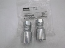 2 Pack Parker Hose Fittings 3/4" FORFS X 5/8" 43 Series 1JC43-10-10