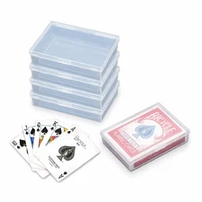 4 Pack Card Case - Stylish Storage Box for Business, Game & Bank Cards