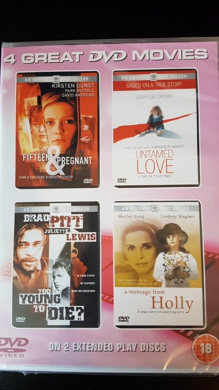FIFTEEN AND PREGNANT /UNTAMED LOVE/TO YOUNG TO DIE/A MESSAGE FROM HOLLY DVD