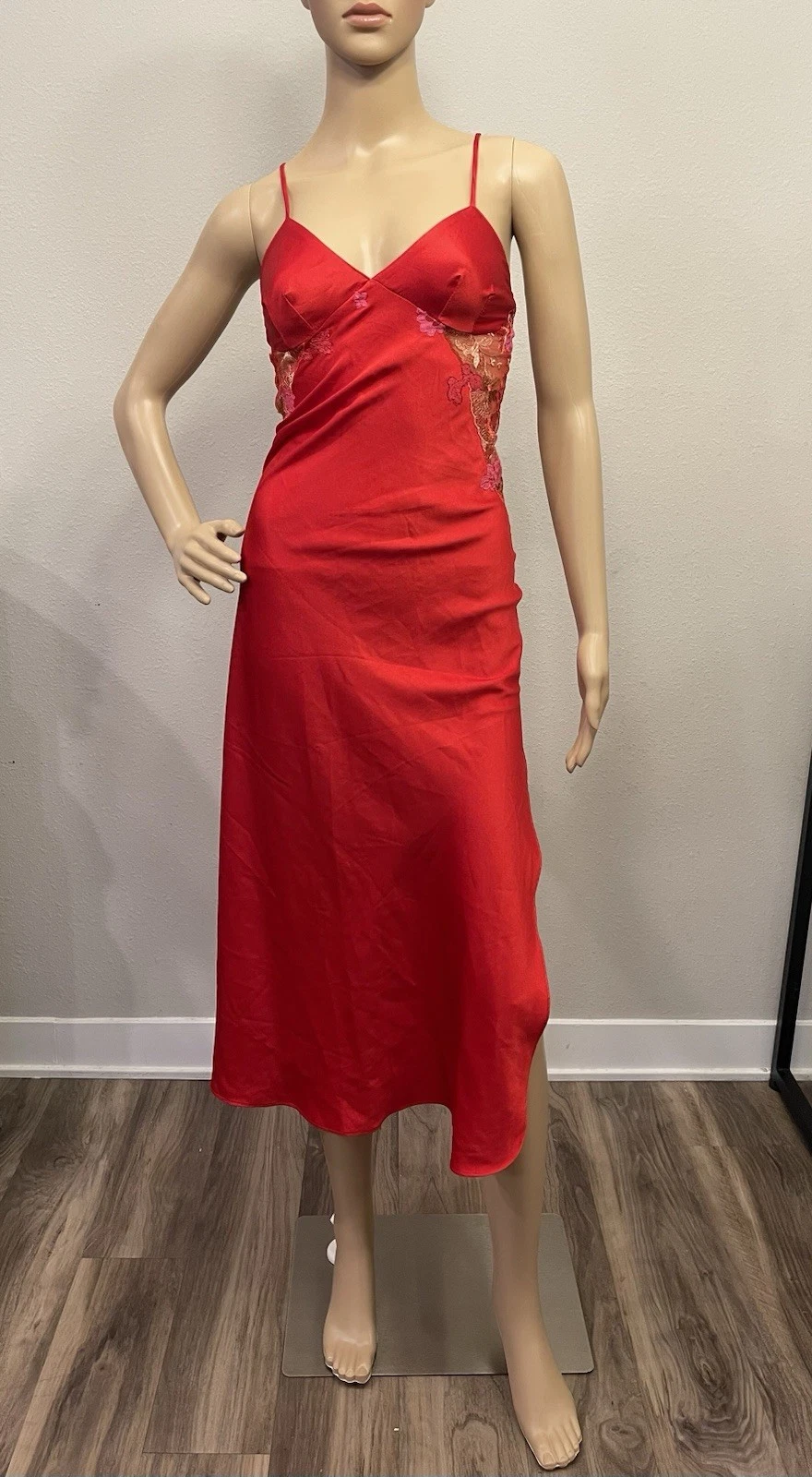 UNDERCOVER Maxi abito slip pizzo raso vintage anni 2000 Y2K Victoria's Secret ?