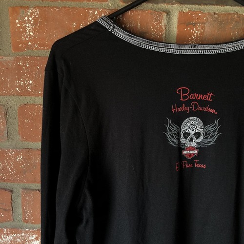Harley Davidson Trademark 2015 El Paso TX Womens Long Sleeve Size L New With Tag - Picture 8 of 10