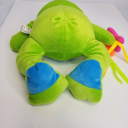 Primavera 15" Rana Abrazo Floral Ramo Suave Peluche Animal con Flores Nuevo con Etiquetas - Imagen 7 de 9