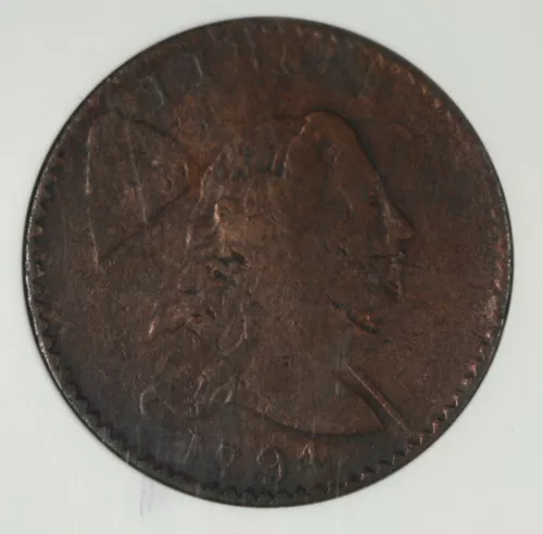 1794 Flowing Hair Cent. NGC VF Details. S-26.