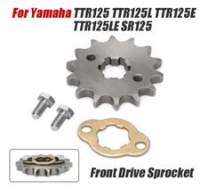 Front Drive Sprocket Kit For Yamaha TTR125/125L/125E/125LE 00-18 SR125 1982-1997