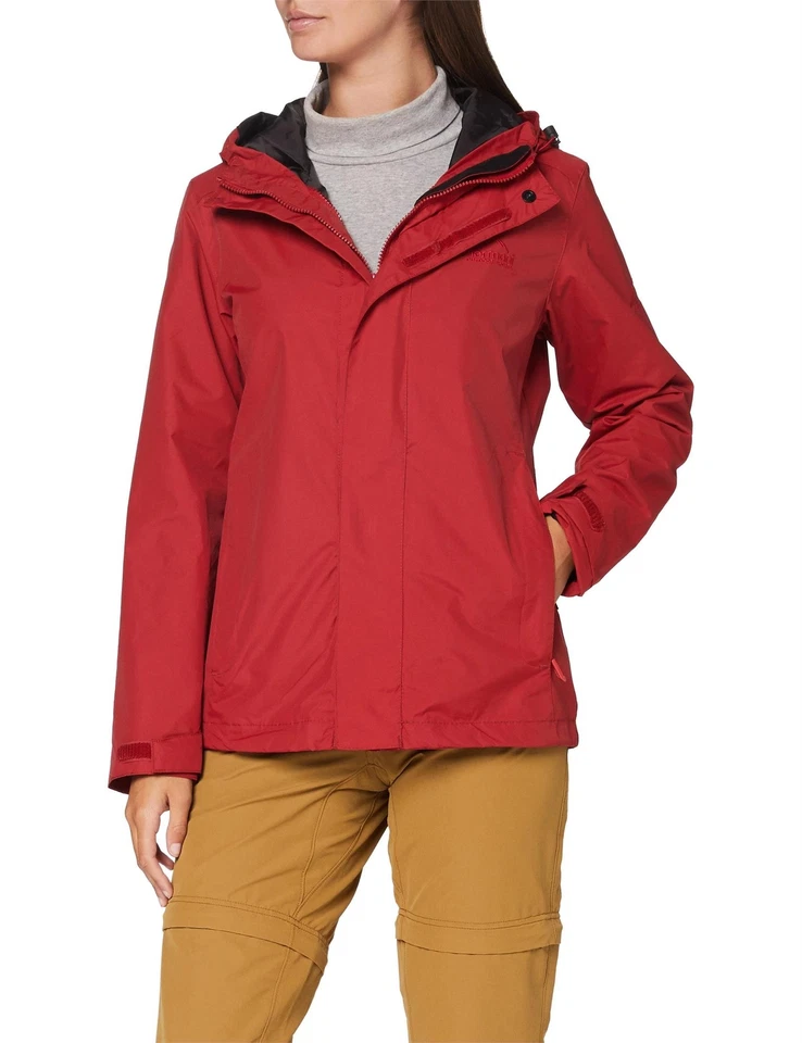 Damen Jacke Hardshelljacke Übergangs Regenjacke mit Kapuze Wassersäule 10.000mm - Bild 1 von 1