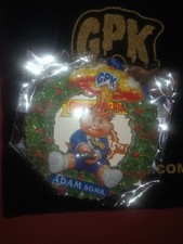 Garbage Pail Kids Adam Bomb Blasted Billy 45/50 GPK Hanukkah Ornament + Pouch