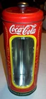 Vintage Coca Cola Collectible Tin Straw Dispenser 9" tall
