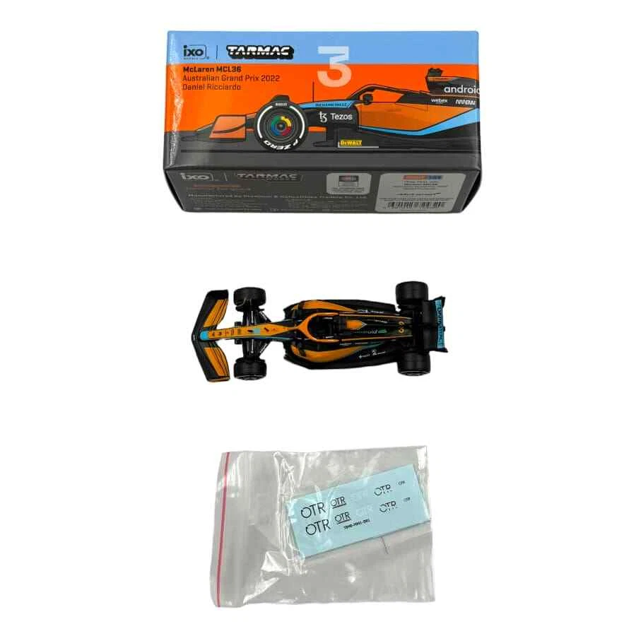 Modellino F1 Tarmac 1/64 McLaren MCL36 N.3 Daniel Ricciardo Australian Gp - Immagine 2 di 3