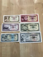 COLLECTORS JOB LOT 6 MIX YUGOSLAVIA BANKNOTES LOOK!!!!!!!!!!!!!!!!!!!!!!