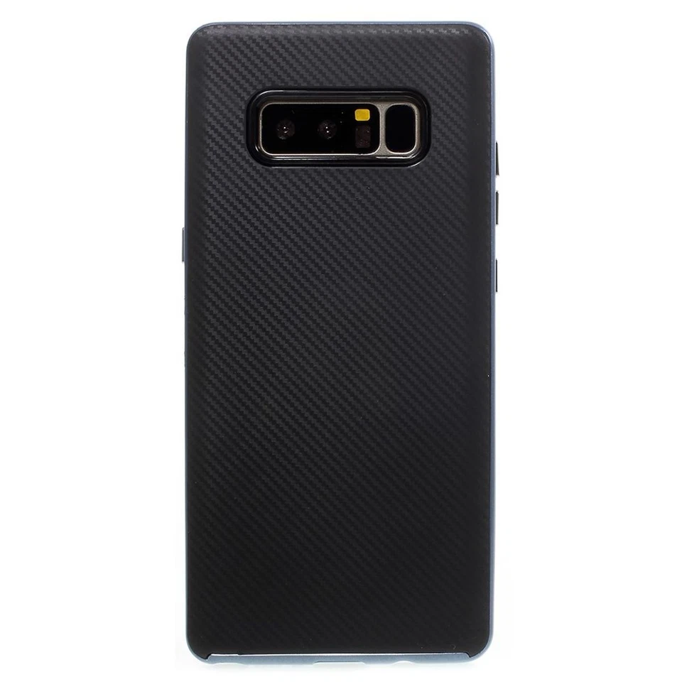 Xiaomi Redmi Note 4X Custodia Cover per Cellulare Protezione Astuccio Carbon Blu - Immagine 3 di 4