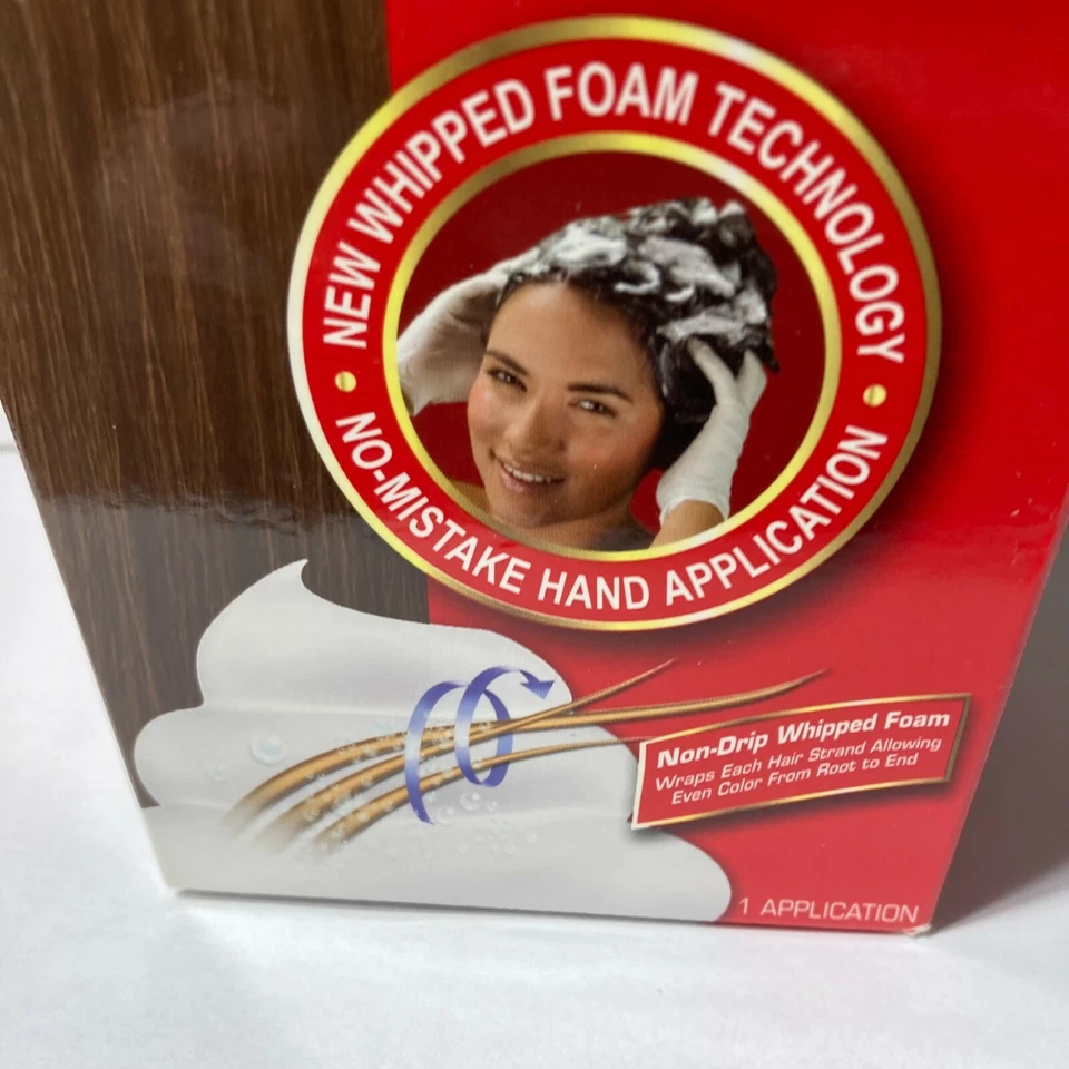 Samy Fat Foam Hair Color G5 Medium Golden Brown 1 Box Discontinued Permanent Dye - Image 4 of 4