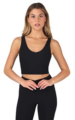 90 Degree by Reflex Everyday Cloud Support Crop Tank with Built-in Bra XXL 7288