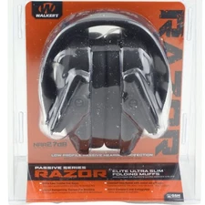 Walker's Razor Slim Passive Ear Muffs Compact Comfort Low Profile Sound Dampen