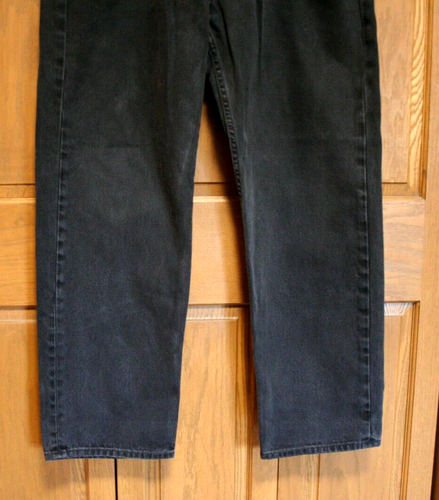 Vaqueros de mezclilla para hombre LEVI's 550 NEGROS 38x30 REALES 40X 30 - Imagen 4 de 9