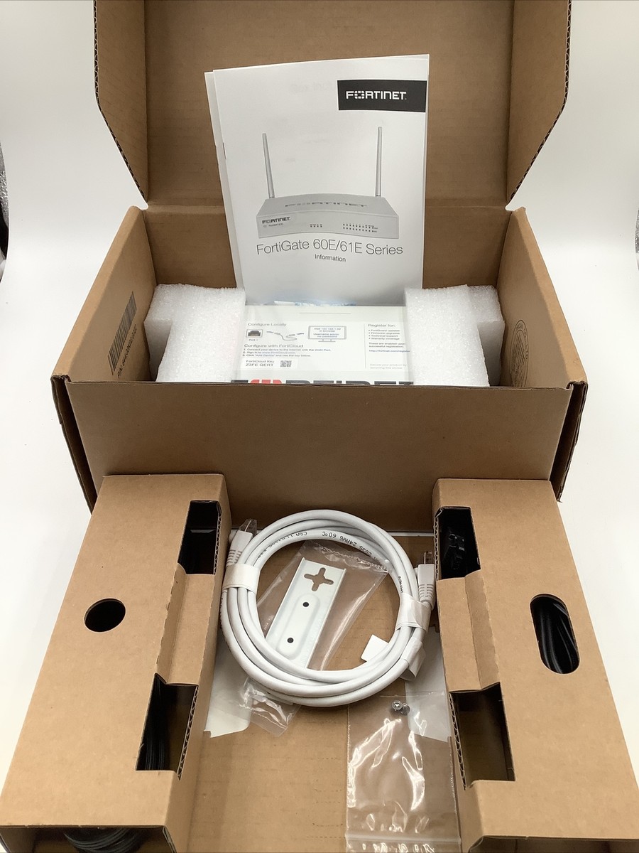 送送無料]FORTIGATE-60E FG-60E ファイアウォール 動作確認