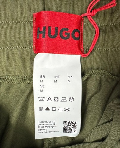 Hugo Boss Mens Size Medium High Waist Lightweight Cuffed Army Green Joggers - Bild 19 von 21