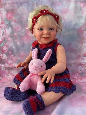 NEW  L.E. REBORN BABY GIRL LYSSI BY LAURA TUZIO-ROSS-REBORN BY EMA BENNETT