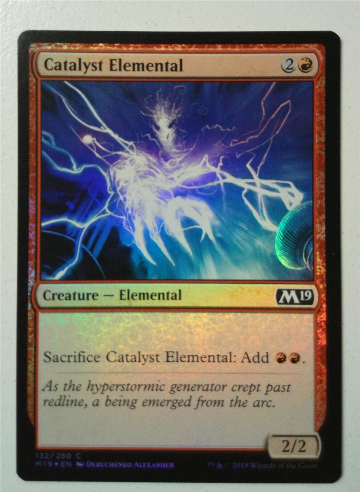 Catalyst Elemental *FOIL Common* Magic MtG x1 Core 2019 M19 | eBay