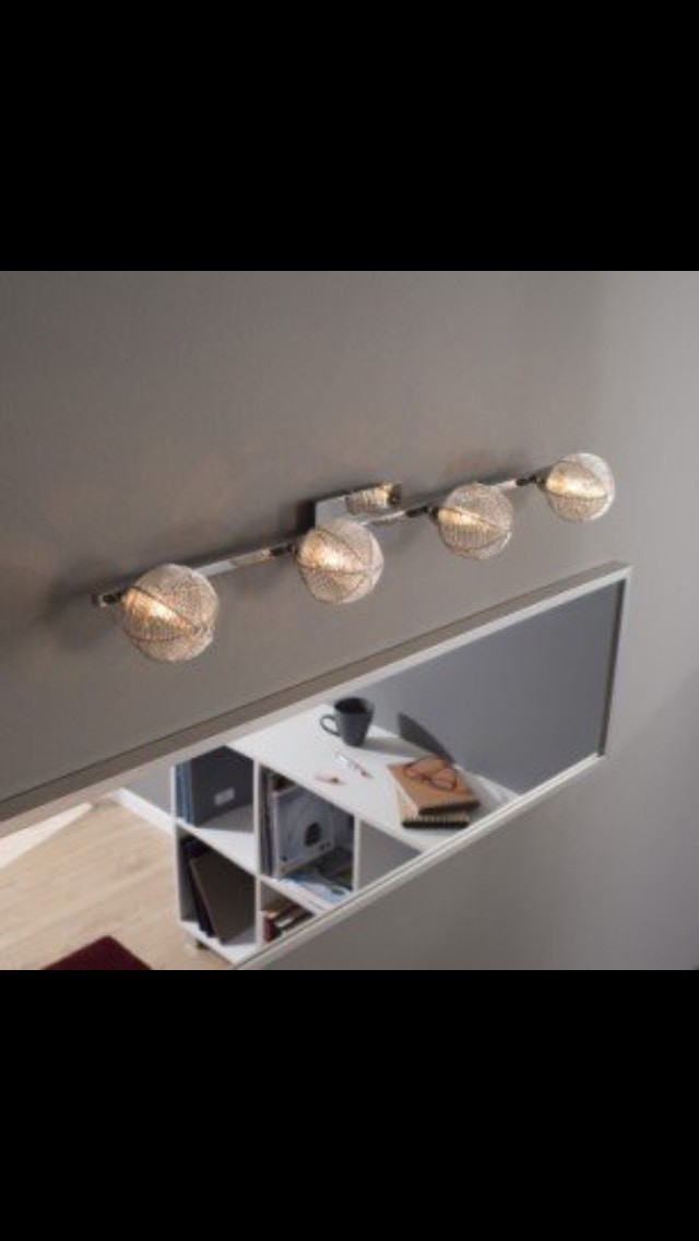 Plafonnier 4 spots pour salon et cuisine lot de 10 rampes de plafond design moderne