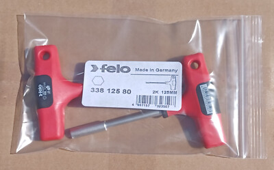 TWO Wrenches, T-Handle; with Magnetic, Female 1/4'' Hex Bit; Felo #:0715732350