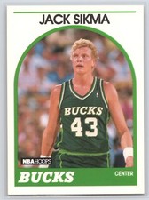 1989-90 Hoops #66 Jack Sikma - Milwaukee Bucks