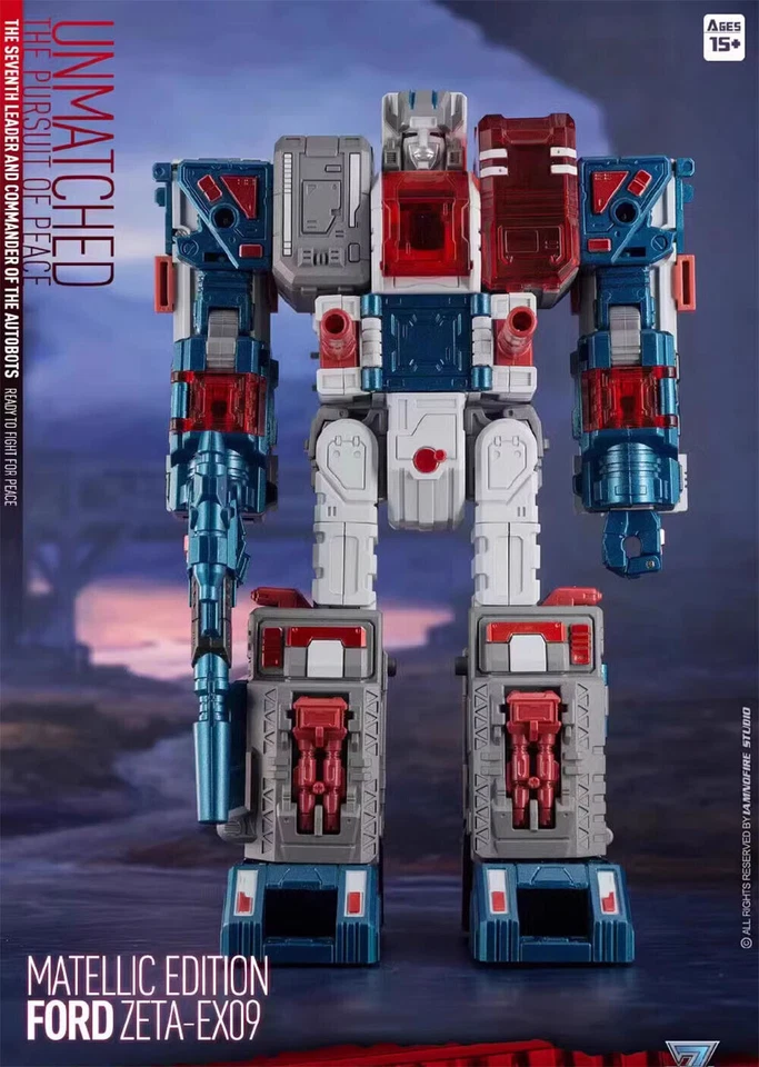 Zeta toys EX-09 Ford MATELLIC EDITION Fortress Maximus Action Figure toy - Image 2 of 4