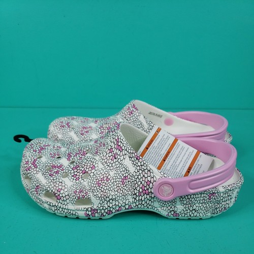 Crocs Herren 9 Damen 11 klassische Mohn Saisonal Bedruckt Clogs Krankenschwester Schuhe - Bild 4 von 6