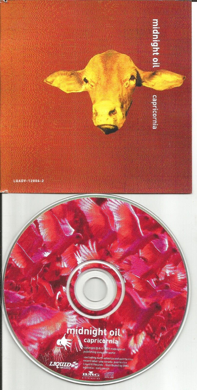 MIDNIGHT OIL Capricornia RARE DIFFERENT PACKAGING ADVNCE PROMO DJ CD 2002 USA