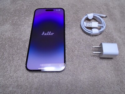 Apple iPhone 14 Pro Max, 1TB, Deep Purple, Carrier Unlocked, Excellent!!