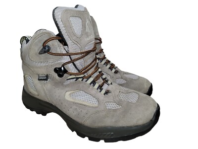 Vasque Breeze Waterproof Hiking Boots Youth Size 6 M Gray Leather Trail Shoes