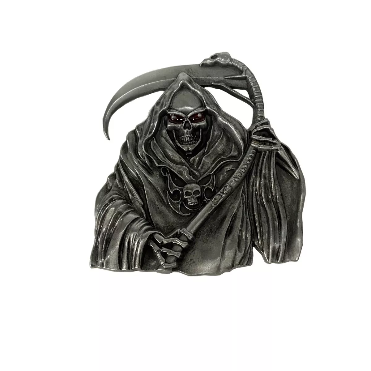 Grim reaper top belt buckle