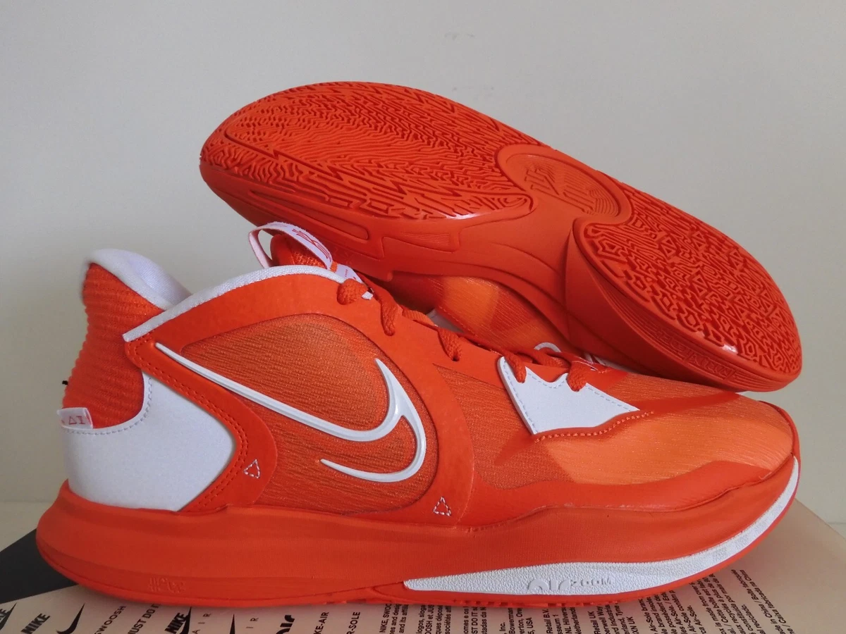 NIKE KYRIE LOW 5 TB PROMO TEAM ORANGE WHITE WHITE SZ 12.5 RARE