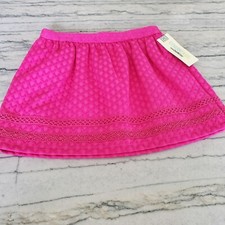 Neuf avec étiquette - Jupe jacquard rose OshKosh véritable enfant taille réglable taille 5T neuve