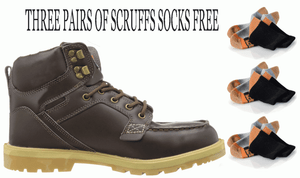 Scruffs Monsoon Rated Safety Hiker Boot Workwear Steel Toe FREE SOCKS Scruffs Monsoon Rated Safety Hiker Boot Workwear Workwear Boot Steel Toe FREE SOCKS 3bdc23