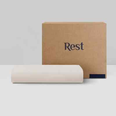 NEW REST Evercool Flat Cooling Sheet Silver Infused Bedding Ivory, Double/Queen