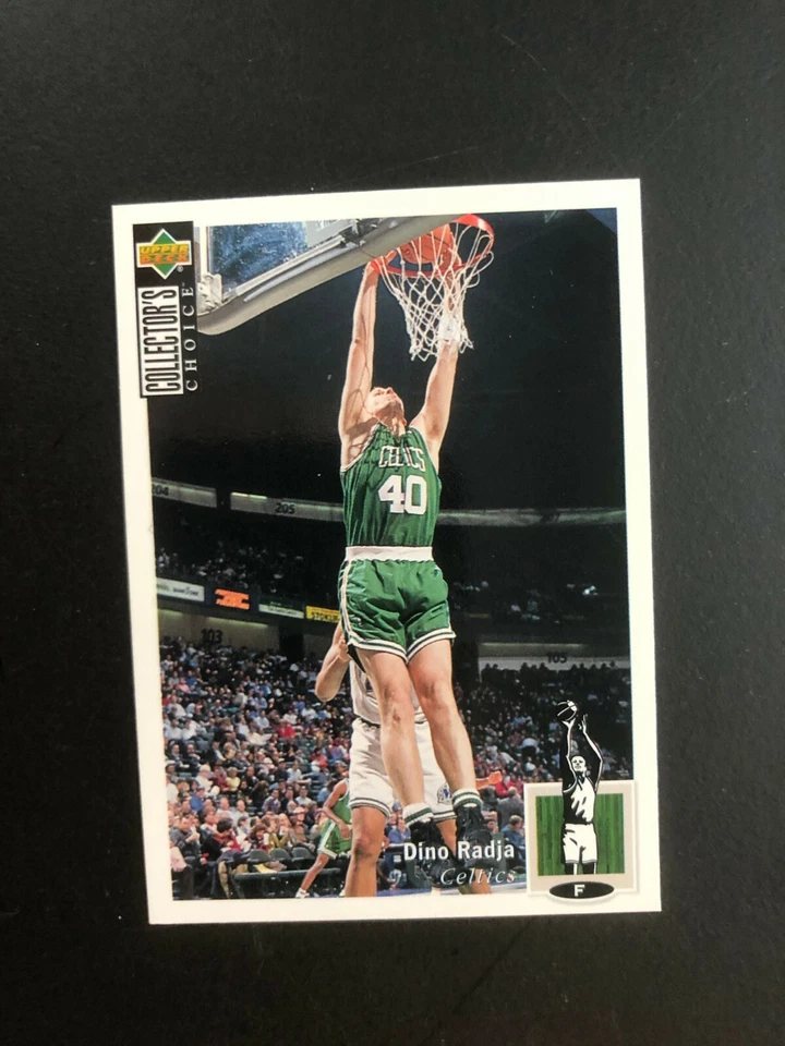 ROOKIE 1994 DINO RADJA Upper Deck Boston Celtics Basketball Card # 129 - Image 2 of 4