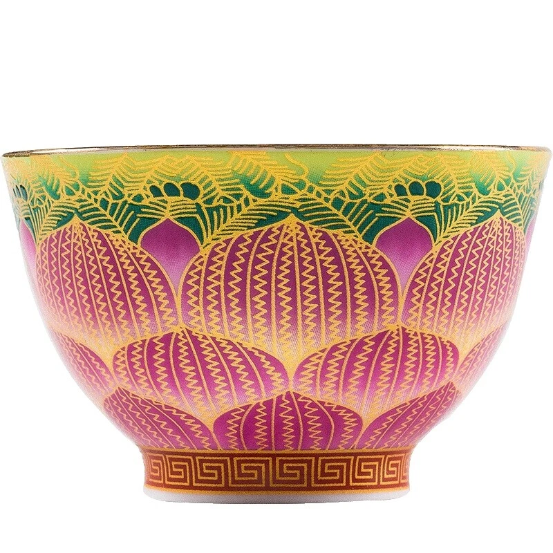 Ceramic Floral Cups & Saucers