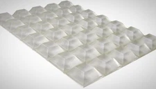 Clear Rubber Feet Adhesive Rubber Bumper Tall Square Self Stick Bumpers 35 Pack